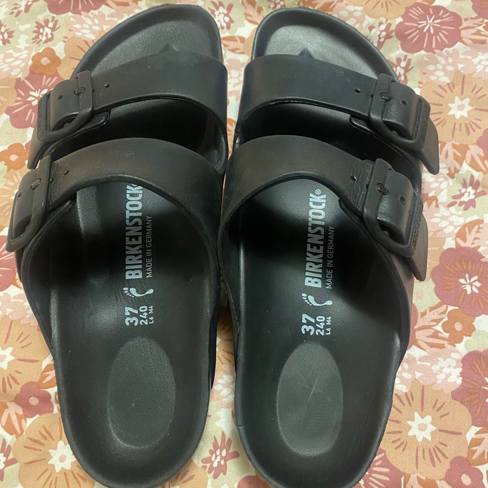Black Birkenstocks